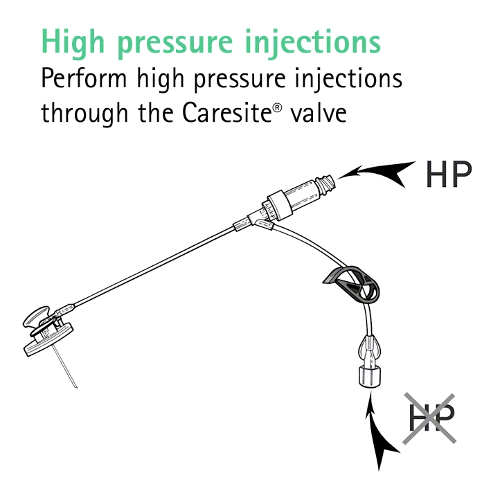 Connection of the Needleless Valve